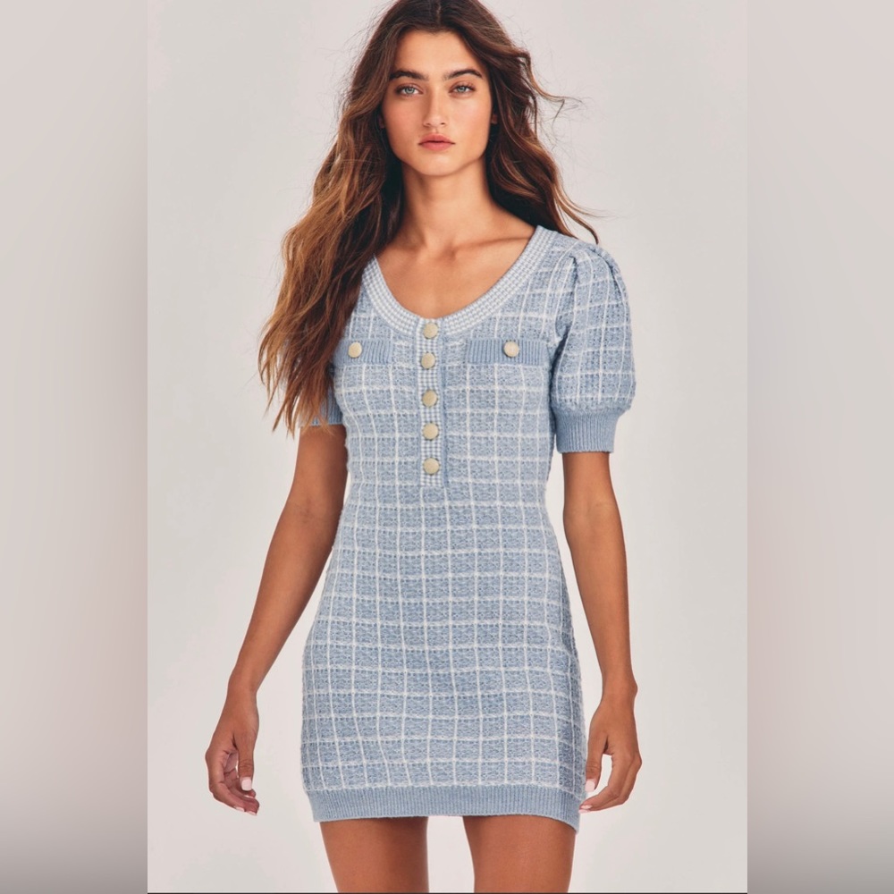 LoveShackFancy Sailor Mini Dress S
